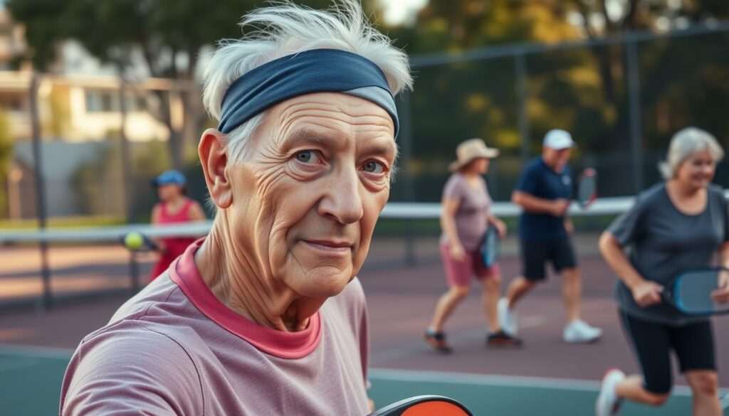 age effects on performance in senior athletes playing pickleball over 50