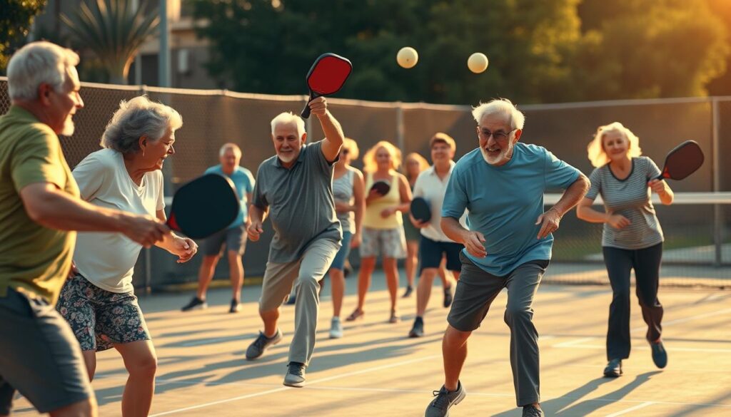 energy levels in pickleball for 50+ players