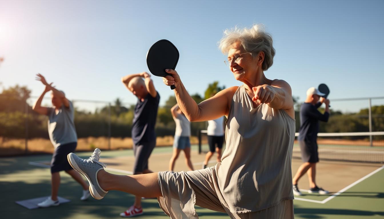 light vegan warm-up for senior players