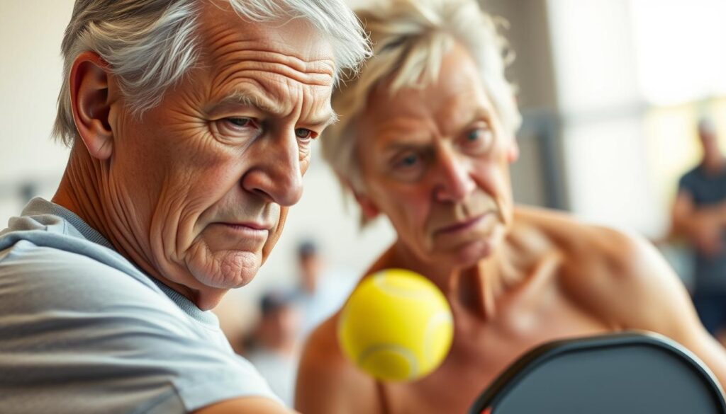 mental focus in senior pickleball players