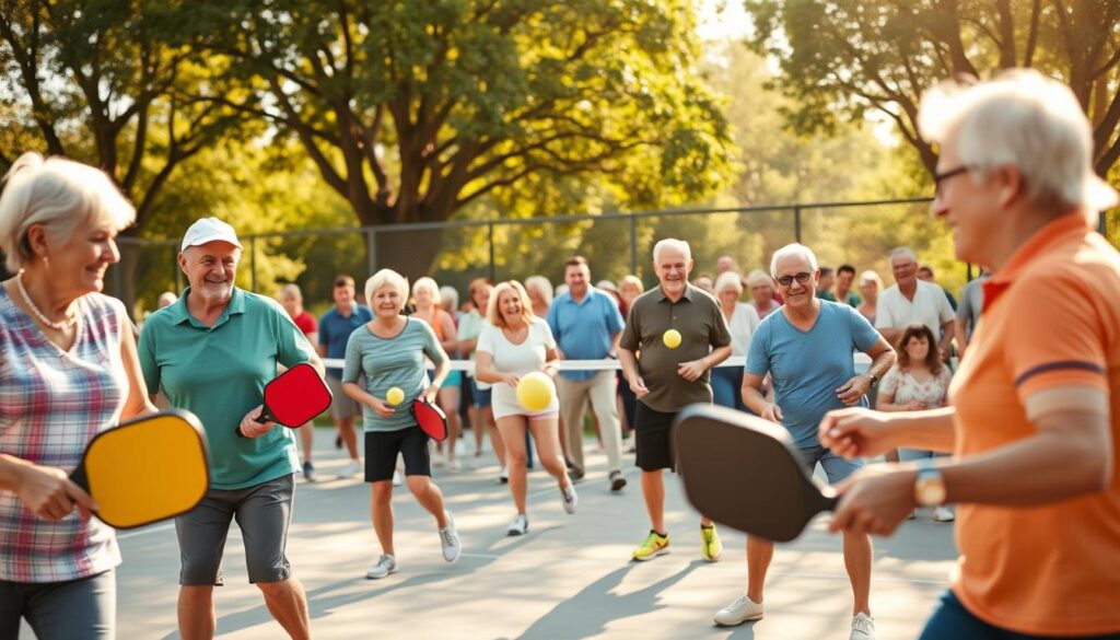 pickleball popularity among players over 50