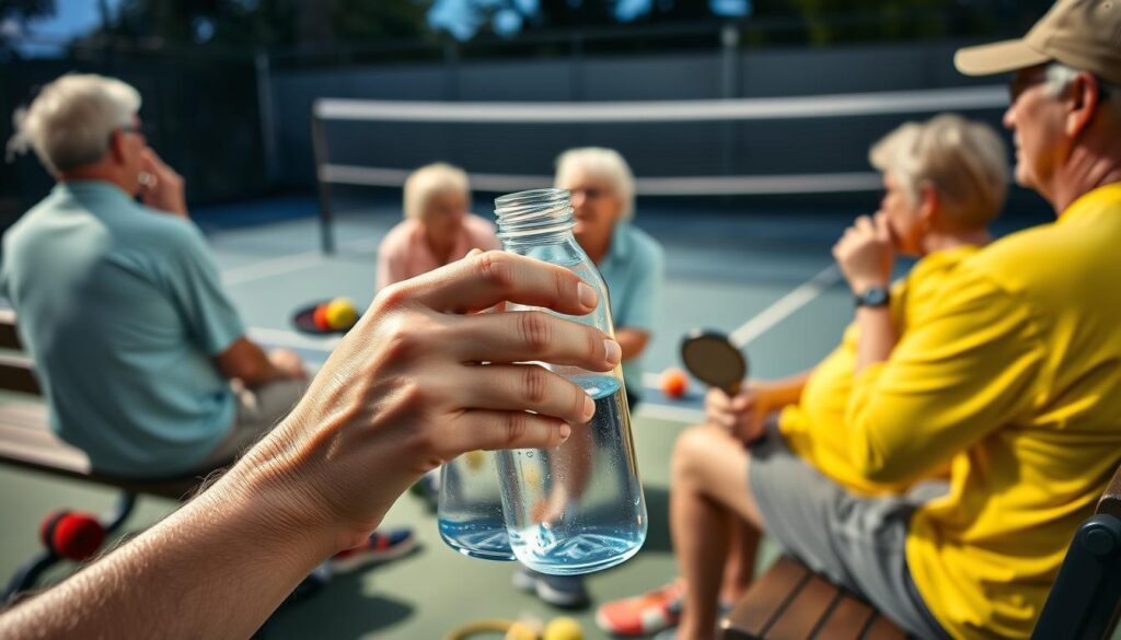 senior pickleball players hydration needs