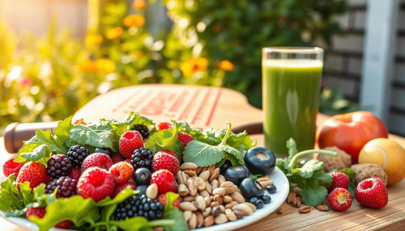 vegan anti-aging foods pickleball 50+