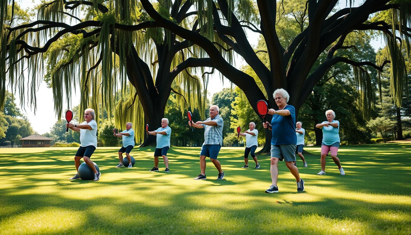 vegan balance training pickleball seniors