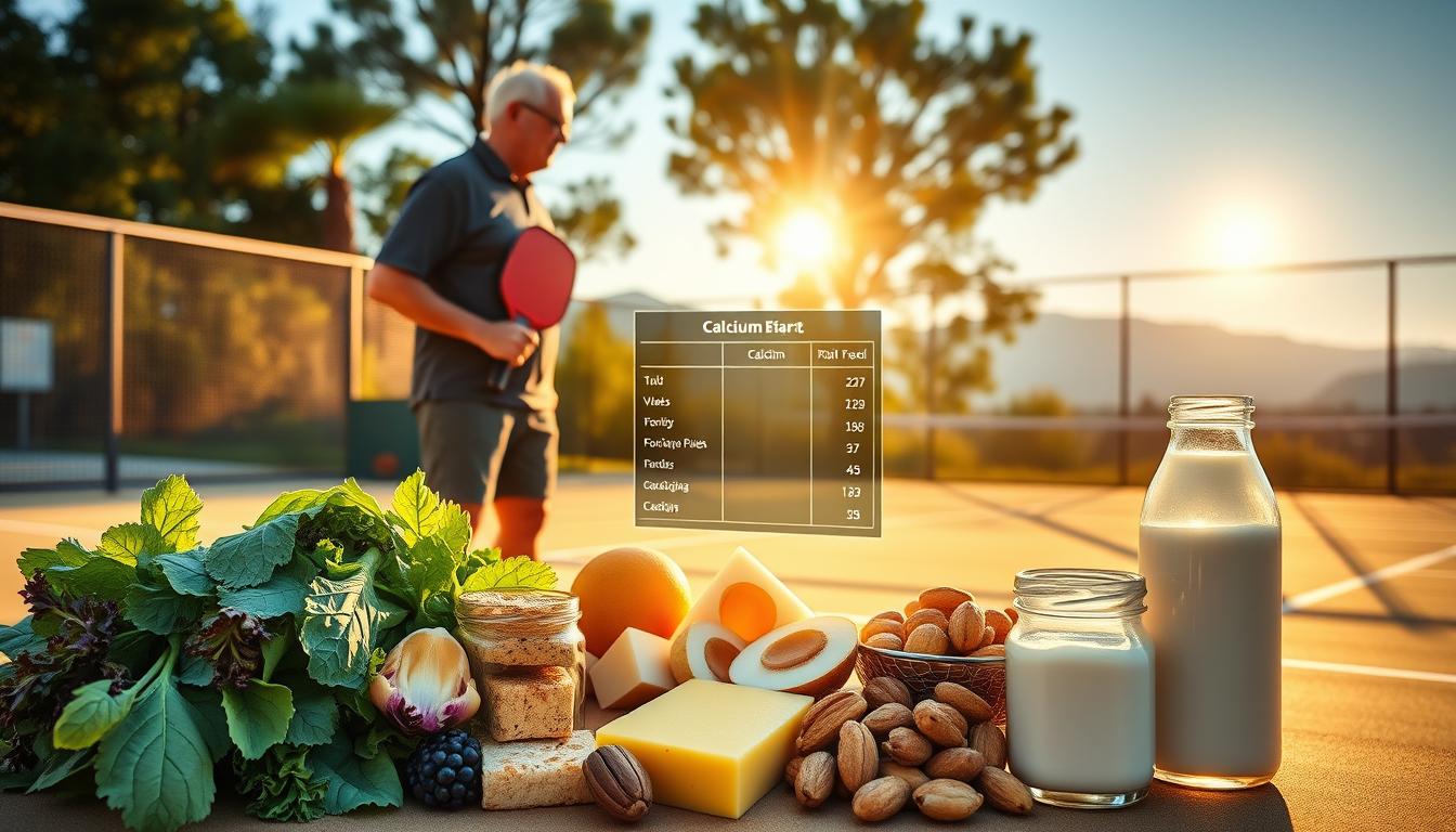 vegan calcium intake pickleball seniors