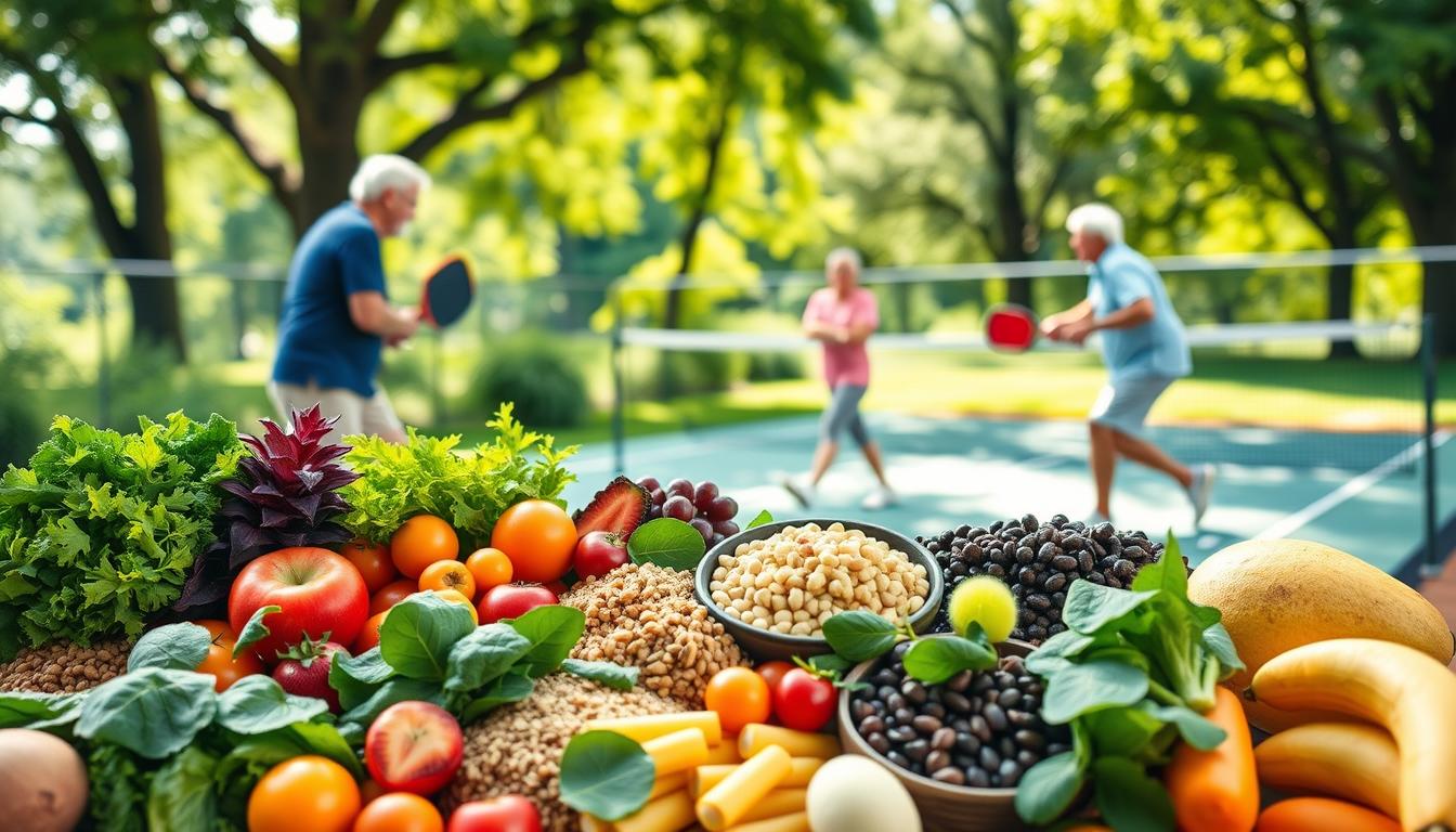 vegan endurance nutrition pickleball 50+