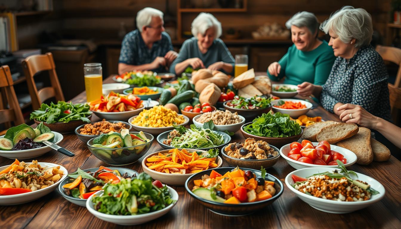 vegan meal diversity pickleball seniors