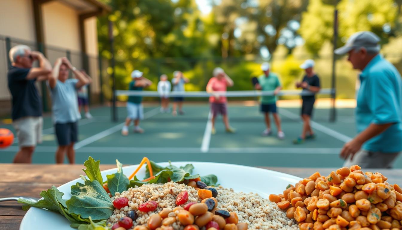 vegan nutrient timing pickleball seniors