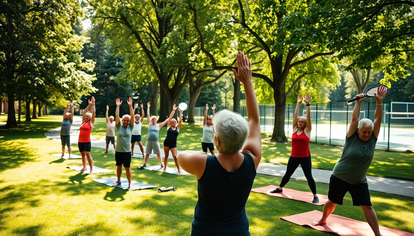 vegan post-game stretching pickleball 50+