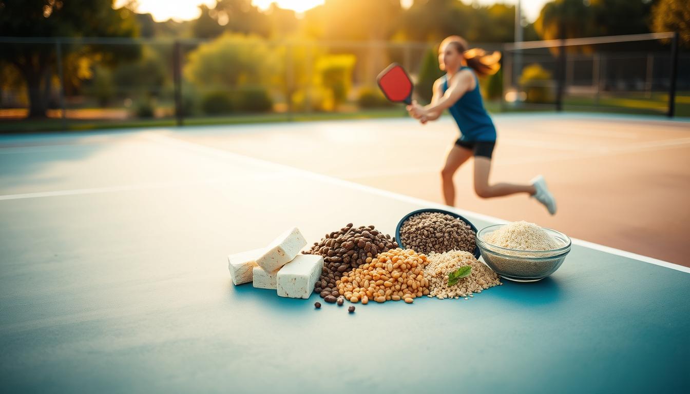 vegan protein timing pickleball 50+
