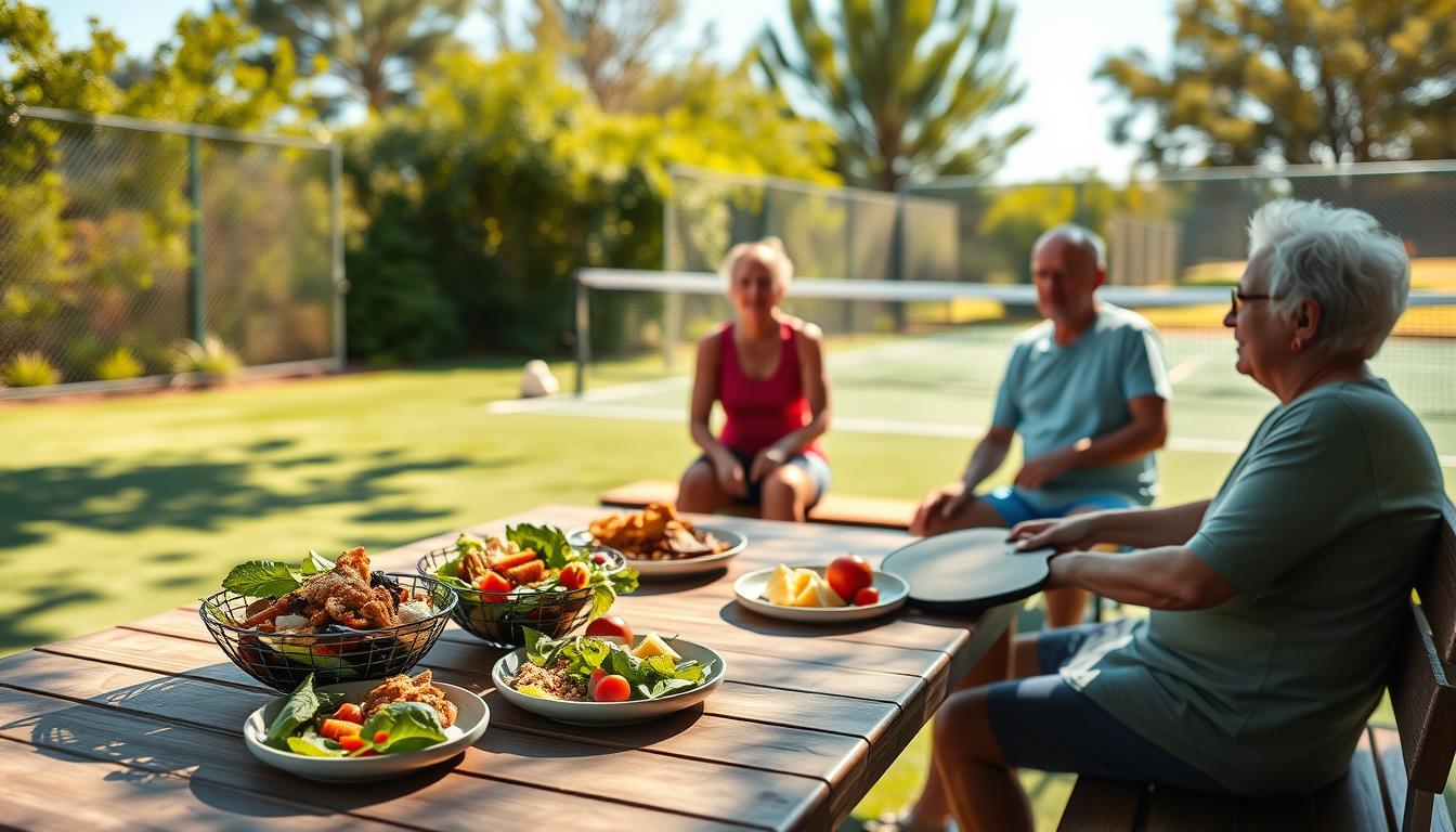 vegan recovery nutrition pickleball seniors