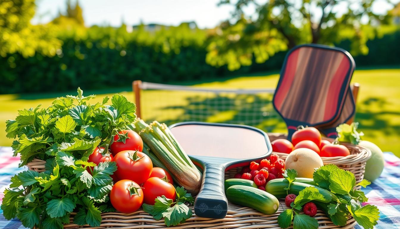 vegan stress reduction diet pickleball 50+