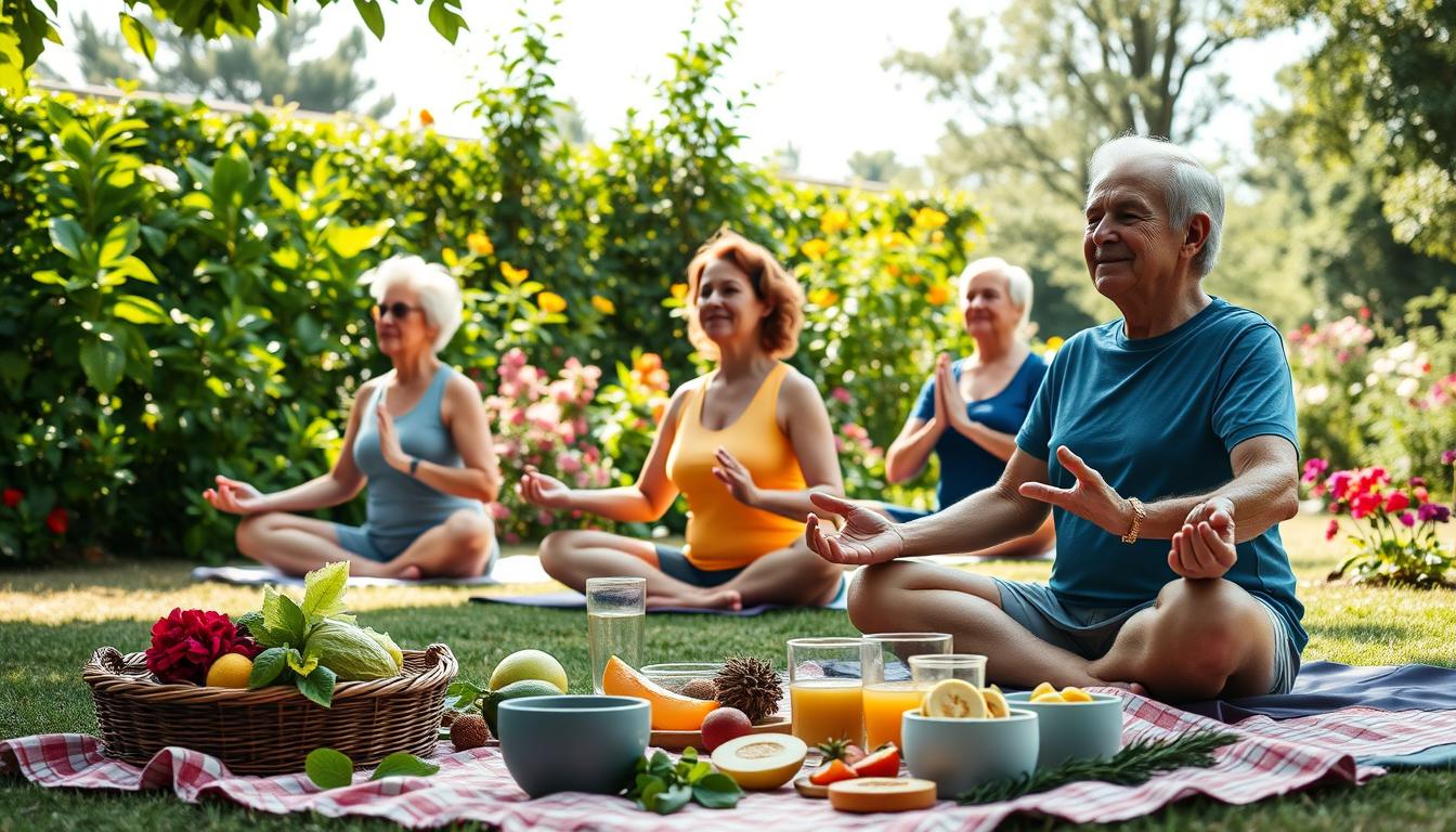 vegan stress relief pickleball seniors