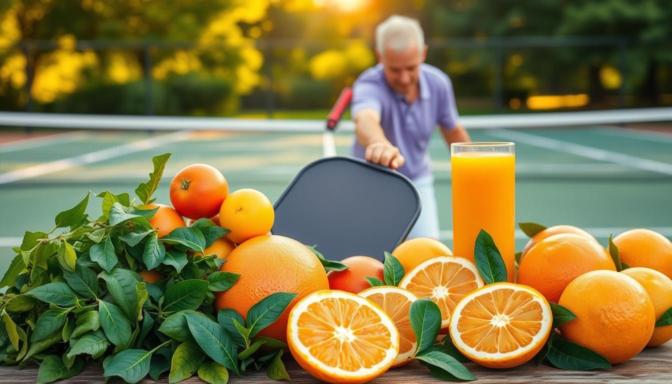 vegan vitamin C benefits pickleball seniors