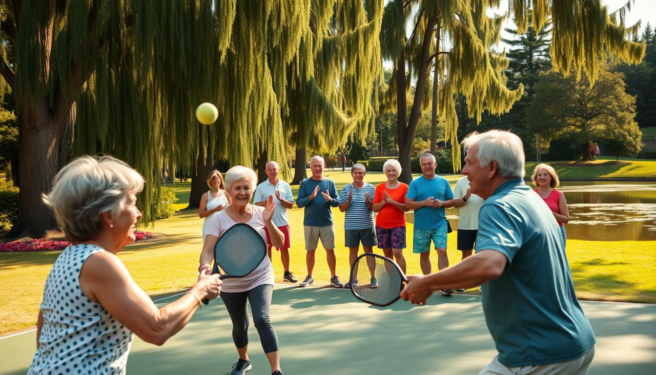 mental wellness pickleball seniors