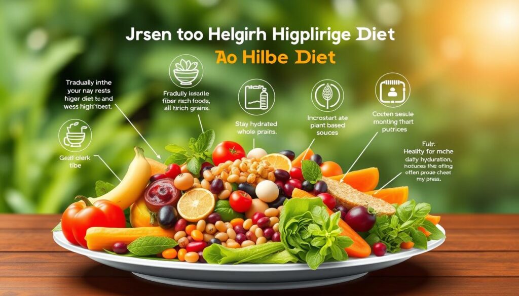 transitioning to vegan high-fiber diet tips