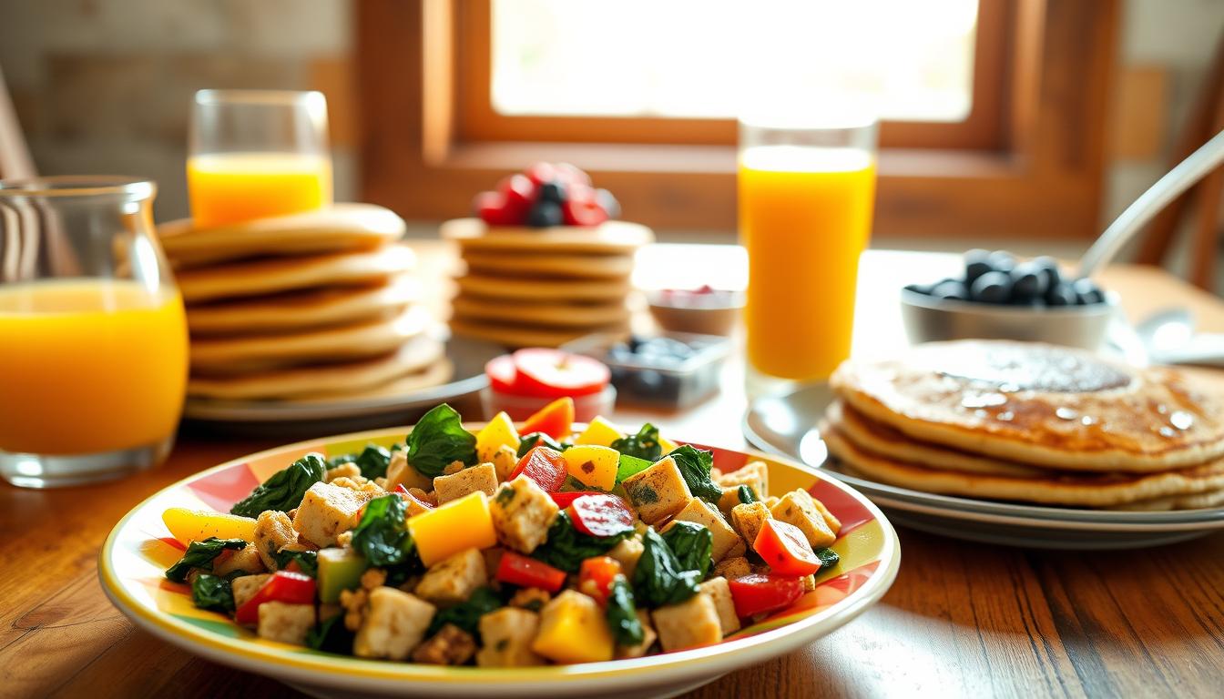vegan balanced breakfast pickleball seniors