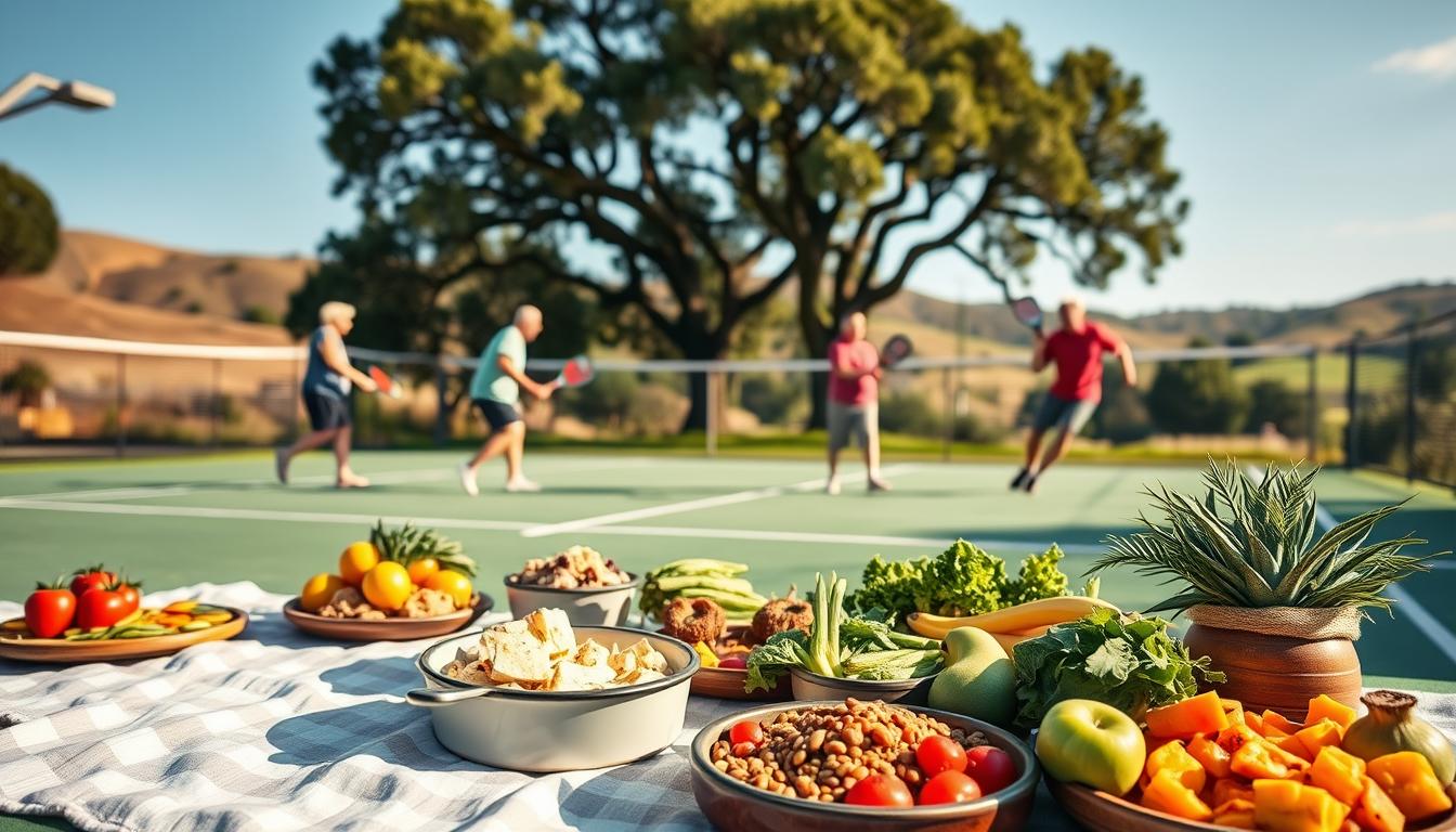vegan cholesterol control pickleball seniors