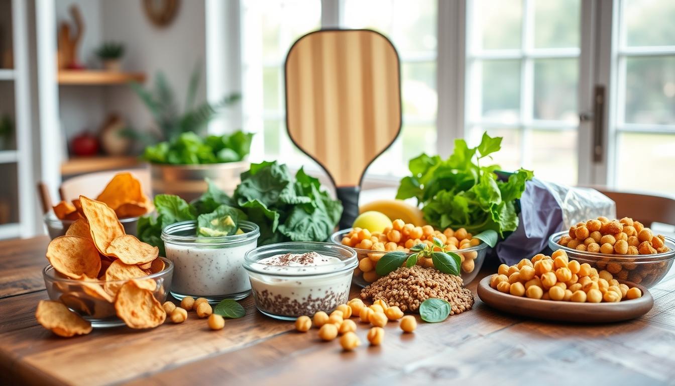 Pickleball vegan over 50 low sugar snacks