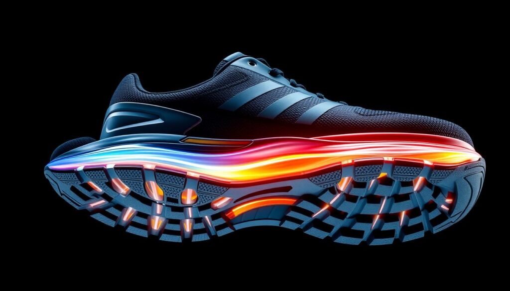 midsole cushioning and outsole traction