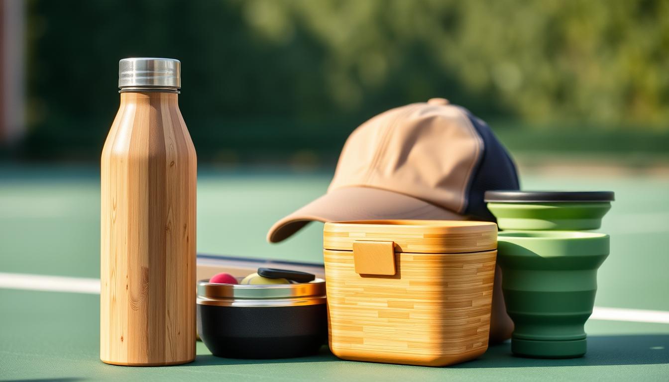 Pickleball vegan over 50 eco hydration gear