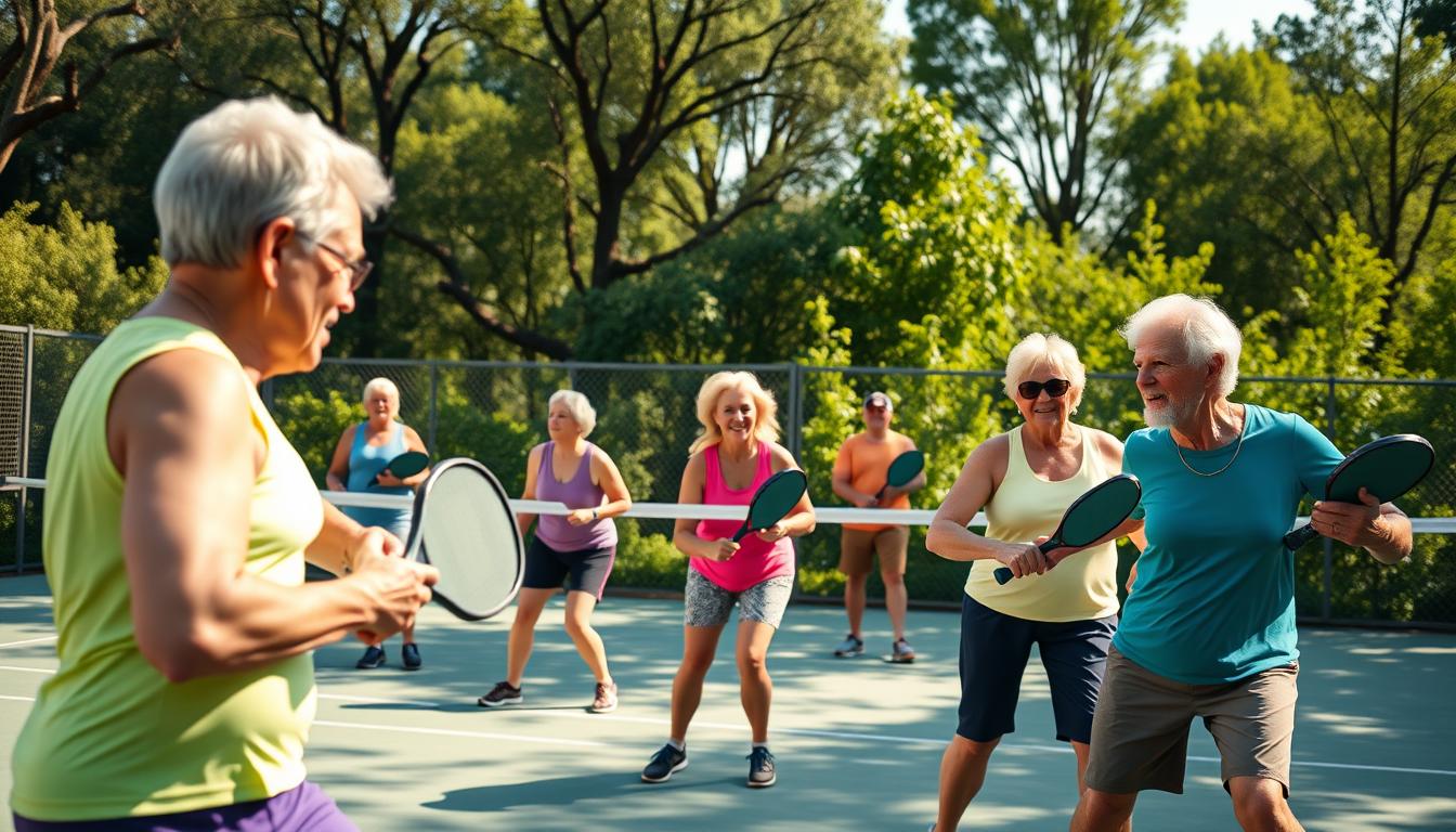 Pickleball vegan over 50 strength maintenance