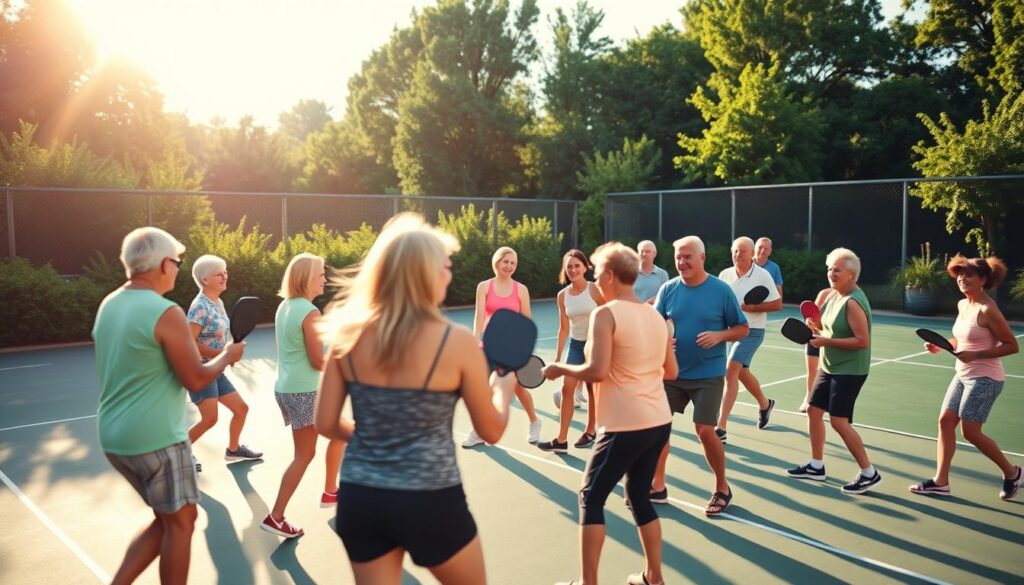 pickleball court community