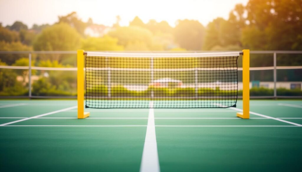 pickleball goals court