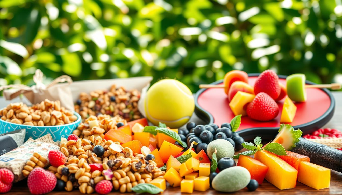 pickleball vegan 50+ snacks