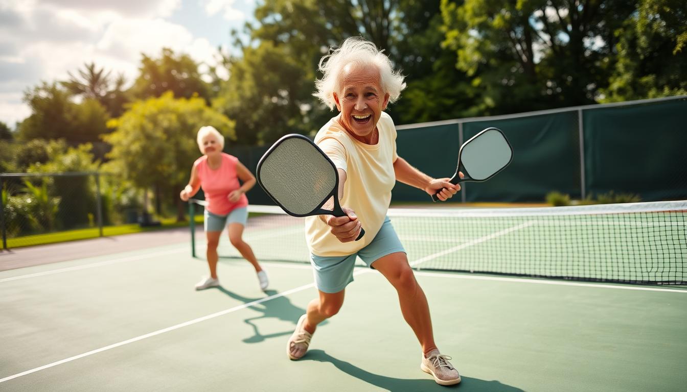 vegan pickleball 50+ cardio