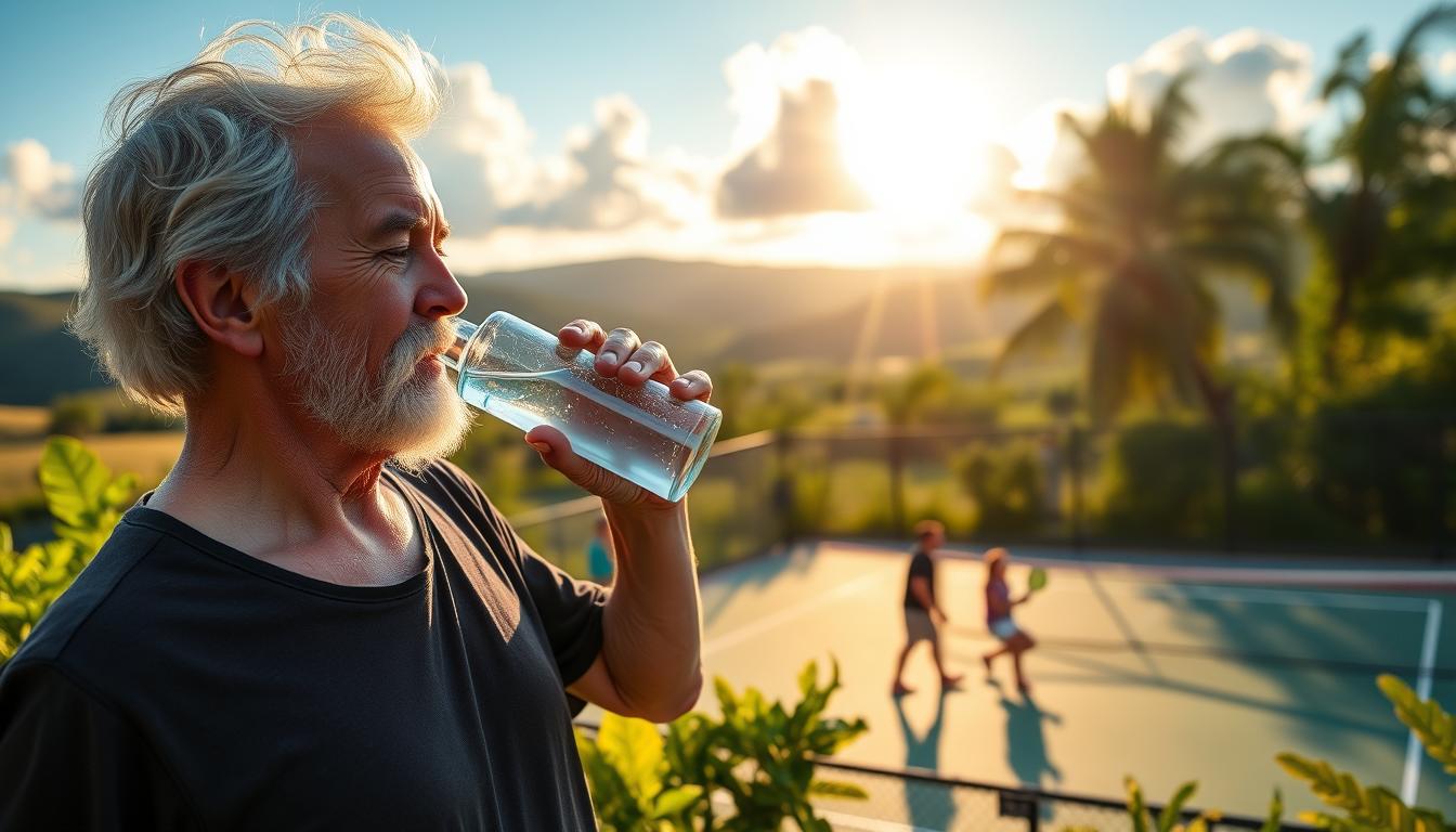 vegan pickleball seniors hydration